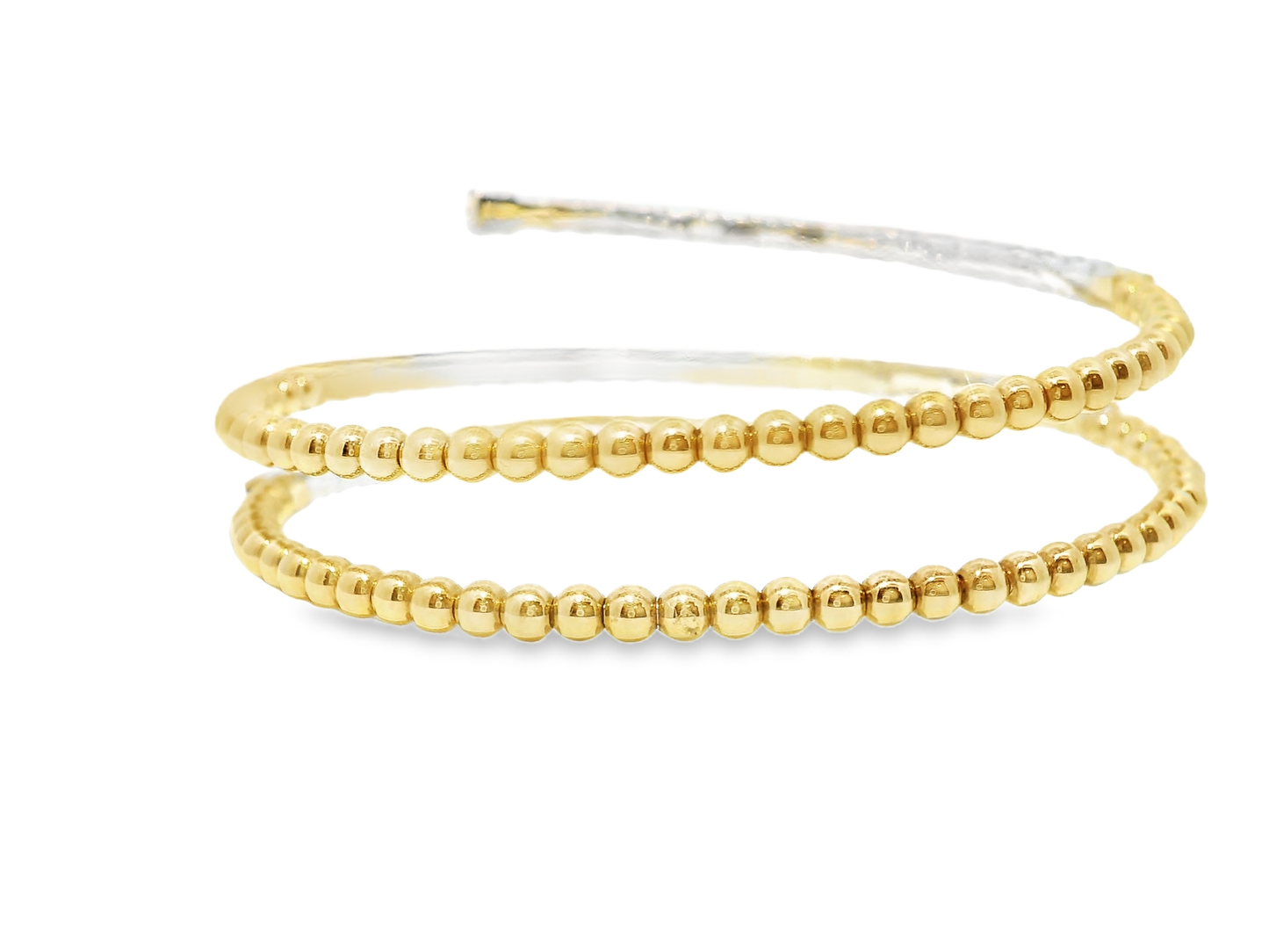 3.33CT Diamond Bangle 18k Yellow Gold