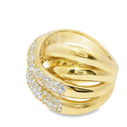 2.01CT Diamond Ring 14k Rose Gold