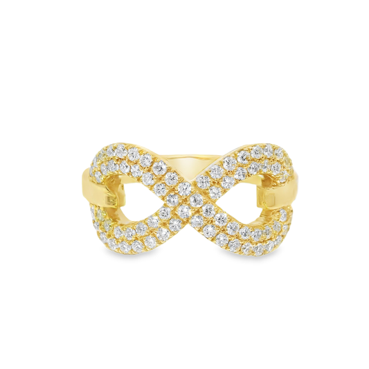 0.48CT Diamond Ring 14k Yellow Gold