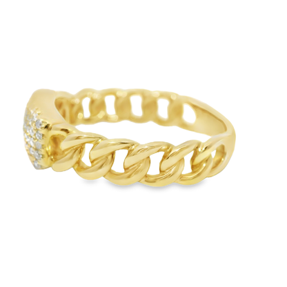 0.30CT Diamond Ring 14k Yellow Gold