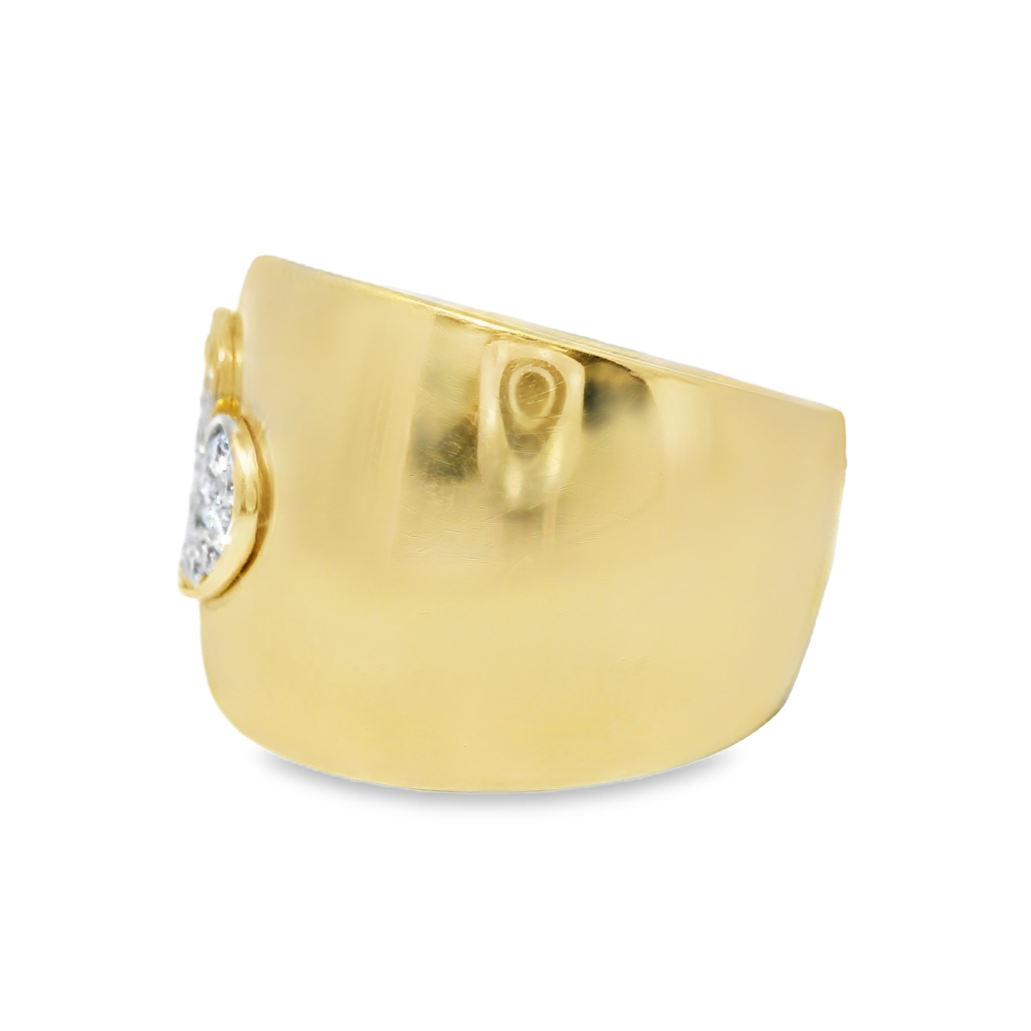 0.44CT Diamond Ring 18k Yellow Gold