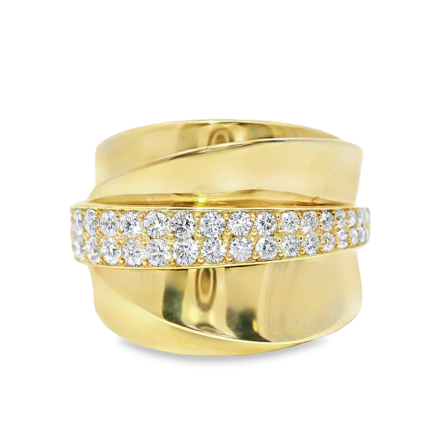 0.66CT Diamond Ring 14k Yellow Gold