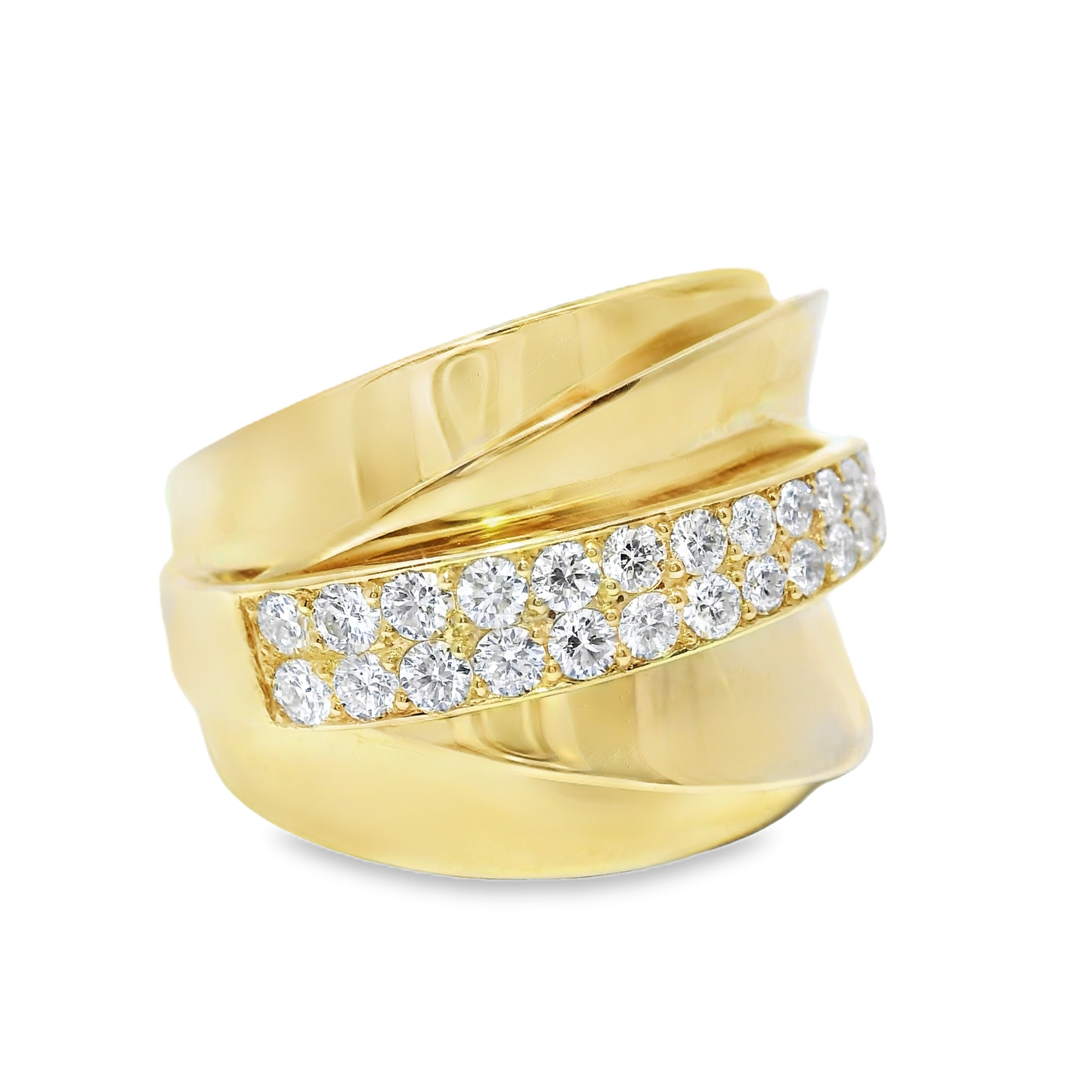 0.66CT Diamond Ring 14k Yellow Gold