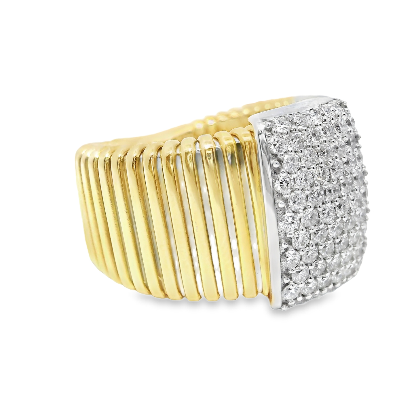0.73CT Diamond Ring 14k Yellow Gold