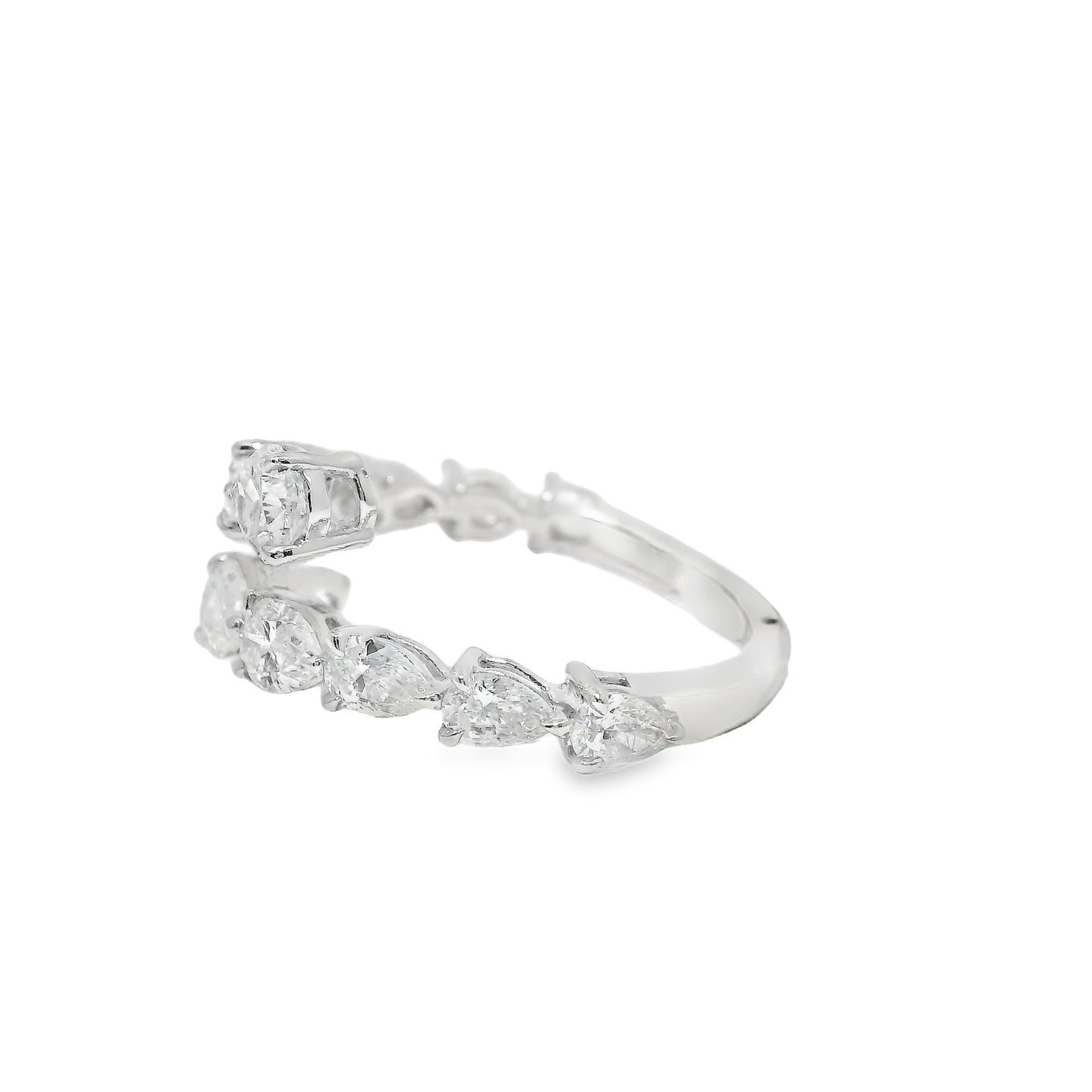 2.67CT Diamond Ring 18k White Gold