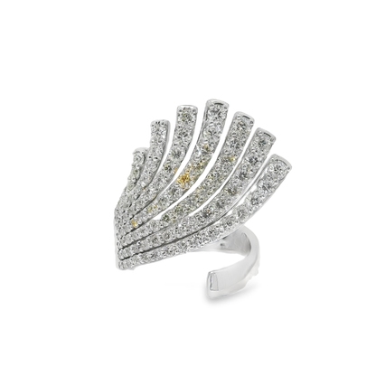 2.60CT Diamond Ring 14k White Gold