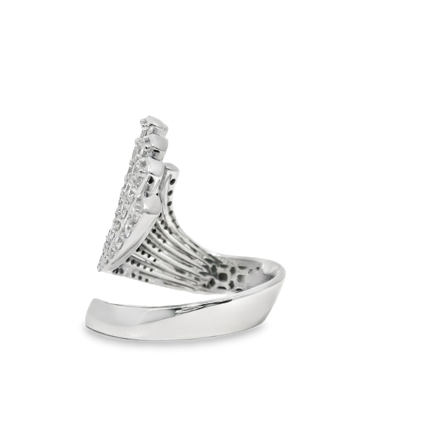 2.60CT Diamond Ring 14k White Gold