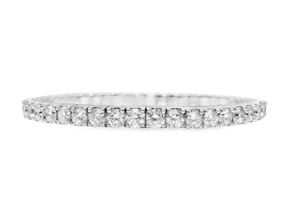 12.04CT Lab Diamond Bracelet 14k White Gold