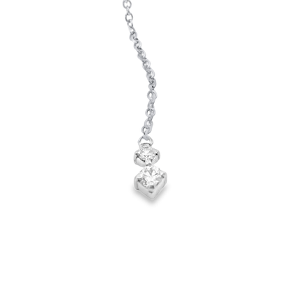 0.45cT diamond pendant 18K White Gold