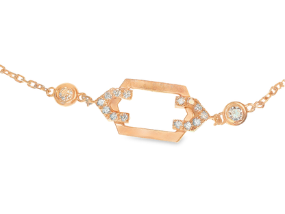 1.63CT Diamond Necklace 14k Gold