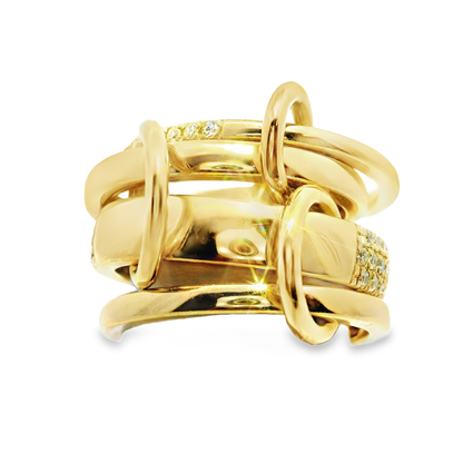 0.95CT Diamond Ring 14k Yellow Gold