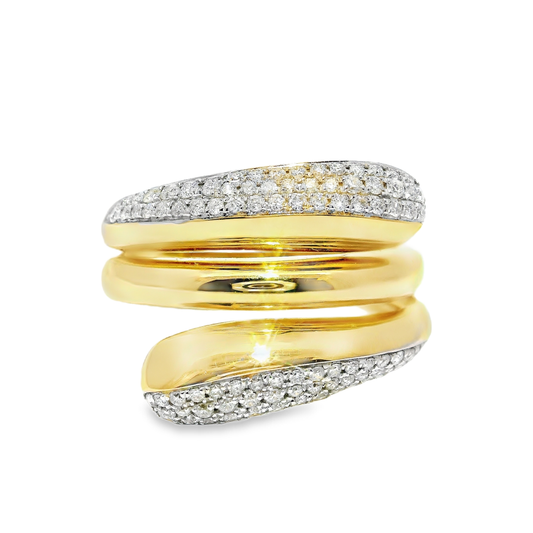 0.44CT diamond Ring 14k Yellow Gold