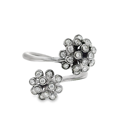 0.40Ct Diamond Ring 14k White Gold