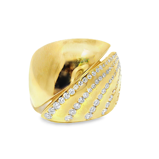 0.56CT Diamond Ring 14k Yellow Gold