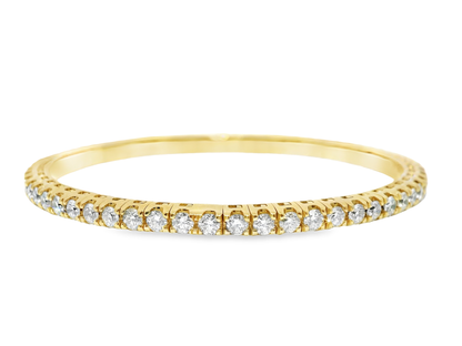 3.90 Ct diamond Bangle 18k Yellow Gold