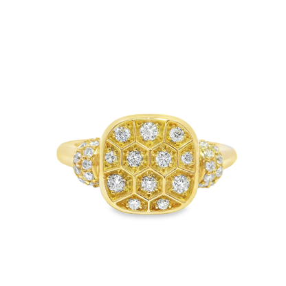 0.42CT Diamond Ring 14k Yellow Gold