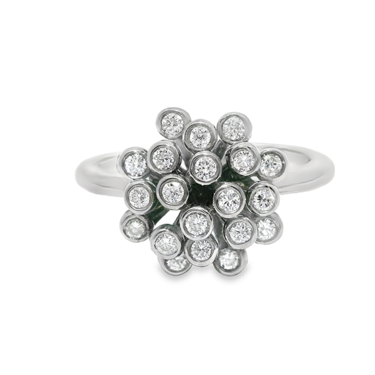 0.25CT Diamond ring 14k White Gold
