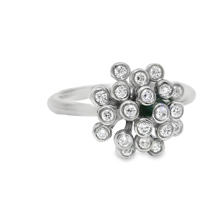 0.25CT Diamond ring 14k White Gold