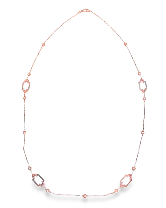 1.63CT Diamond Necklace 14k Gold