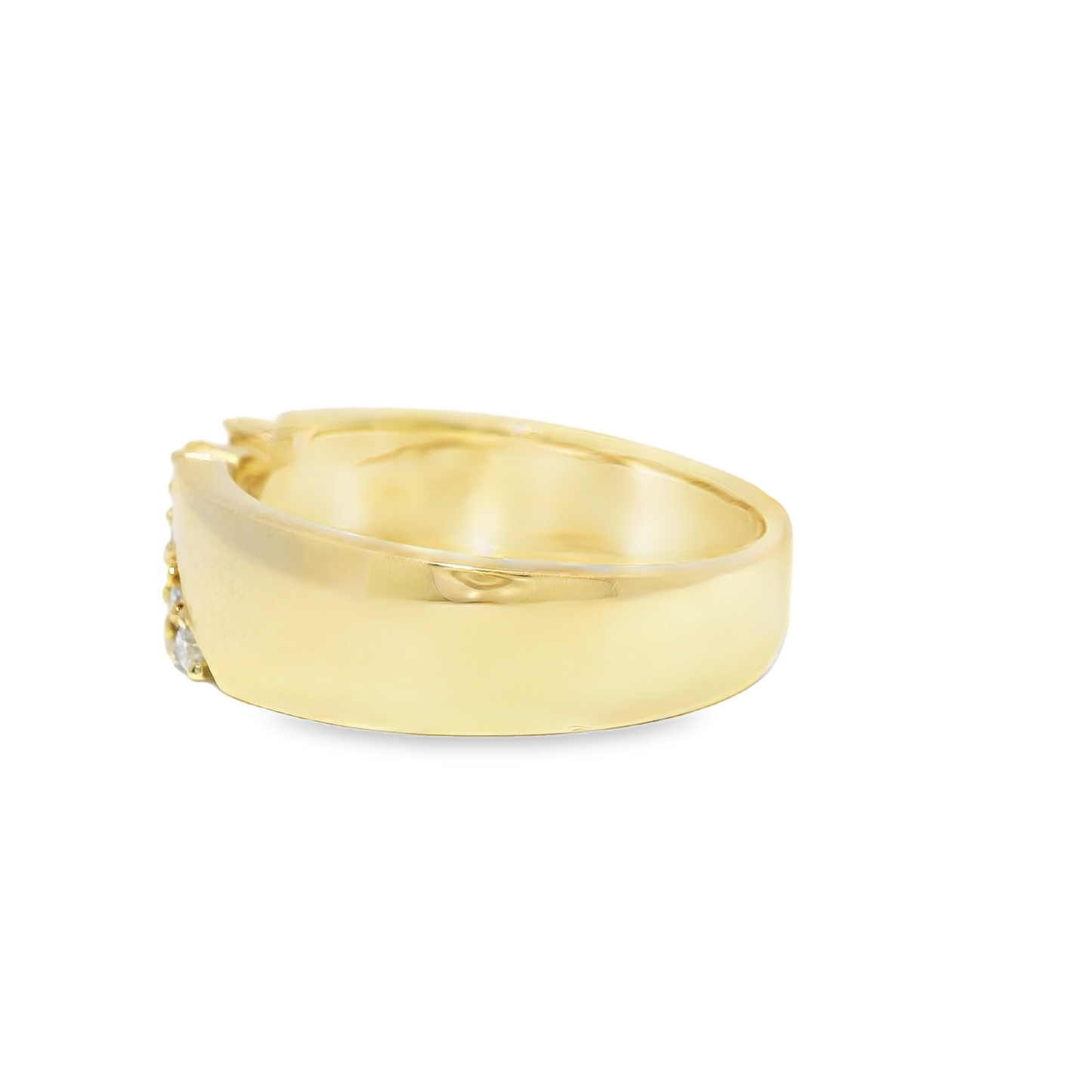 0.16CT Diamond Ring 14k Yellow Gold