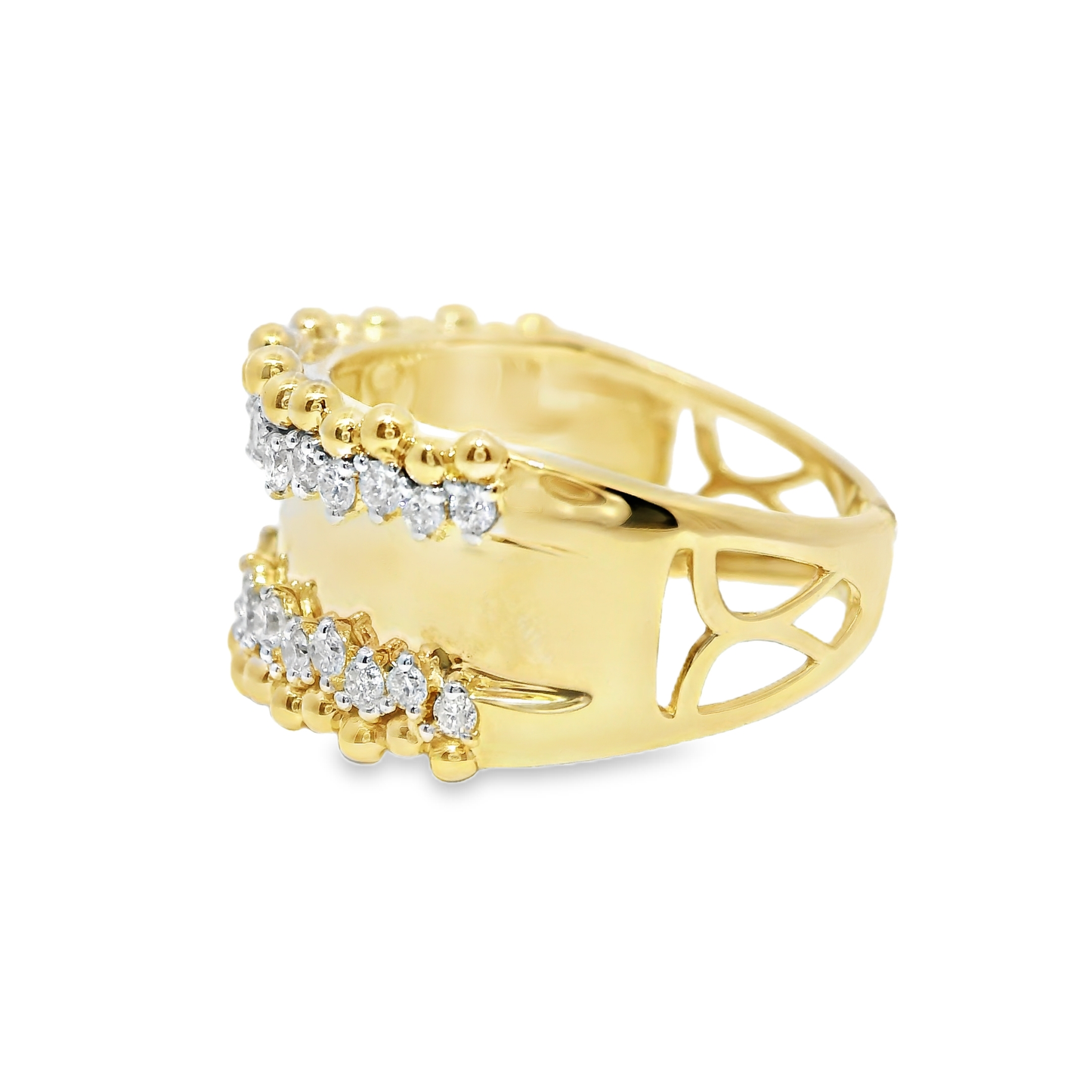 0.60CT Diamond Ring 14k Yellow Gold