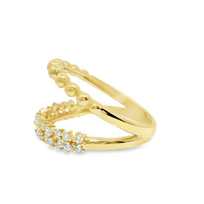 0.40CT Diamond Ring 14k Yellow Gold