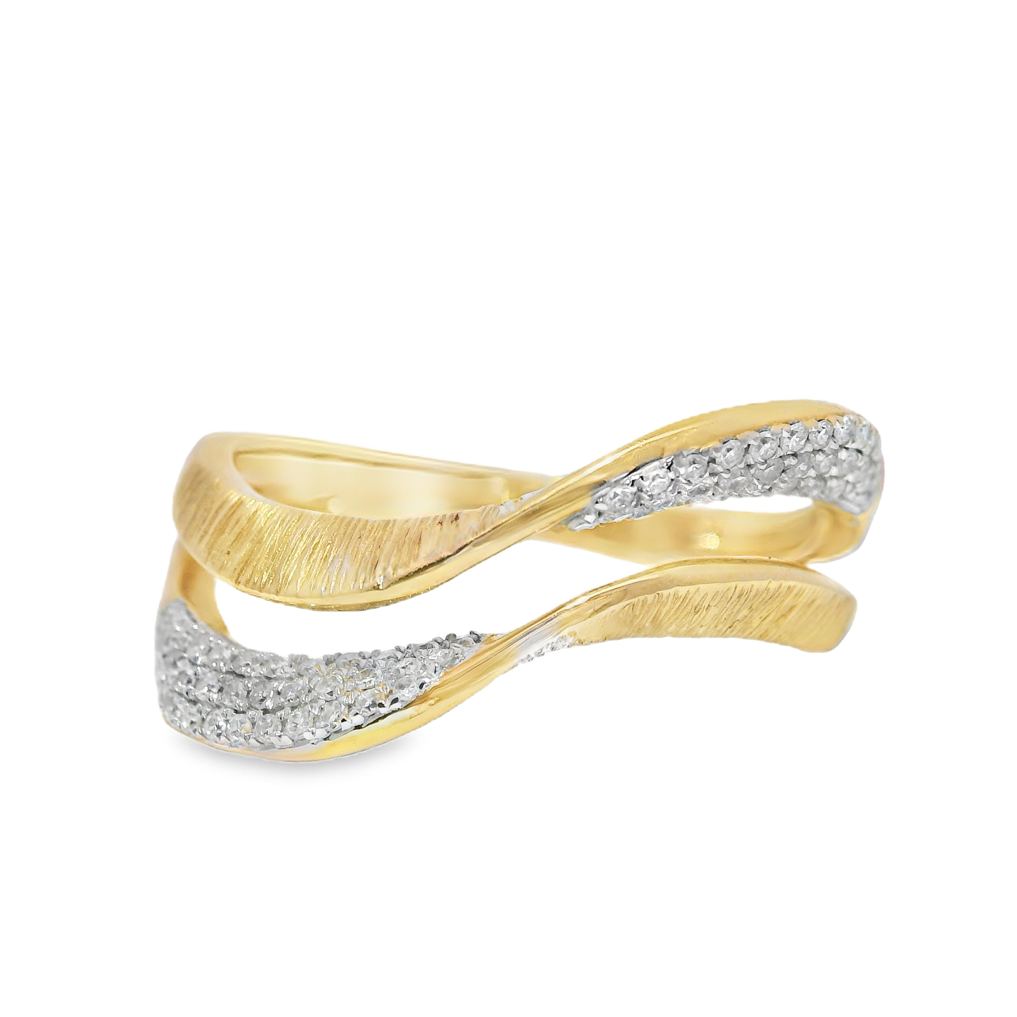 0.19CT Diamond Ring 14k Rose Gold