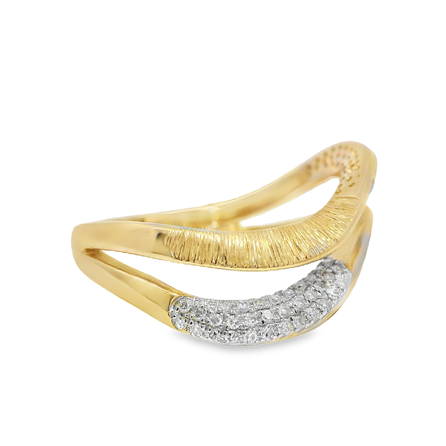 0.19CT Diamond Ring 14k Rose Gold