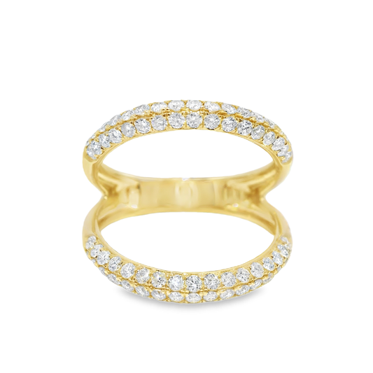 0.83CT Diamond Ring 14k Yellow Gold