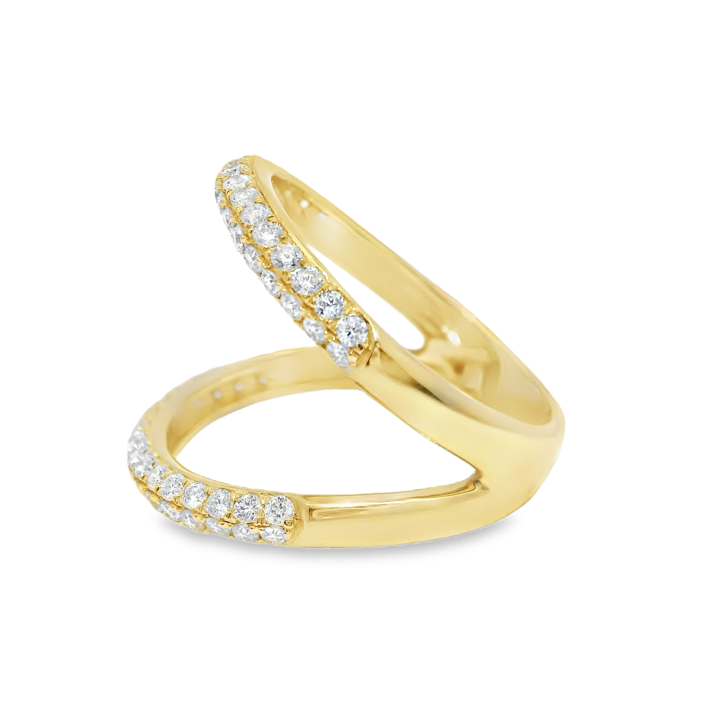 0.83CT Diamond Ring 14k Yellow Gold