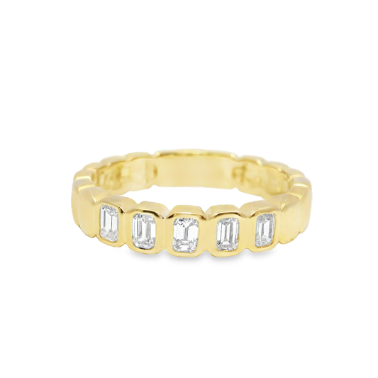 0.42CT Diamond ring 14k Yellow Gold
