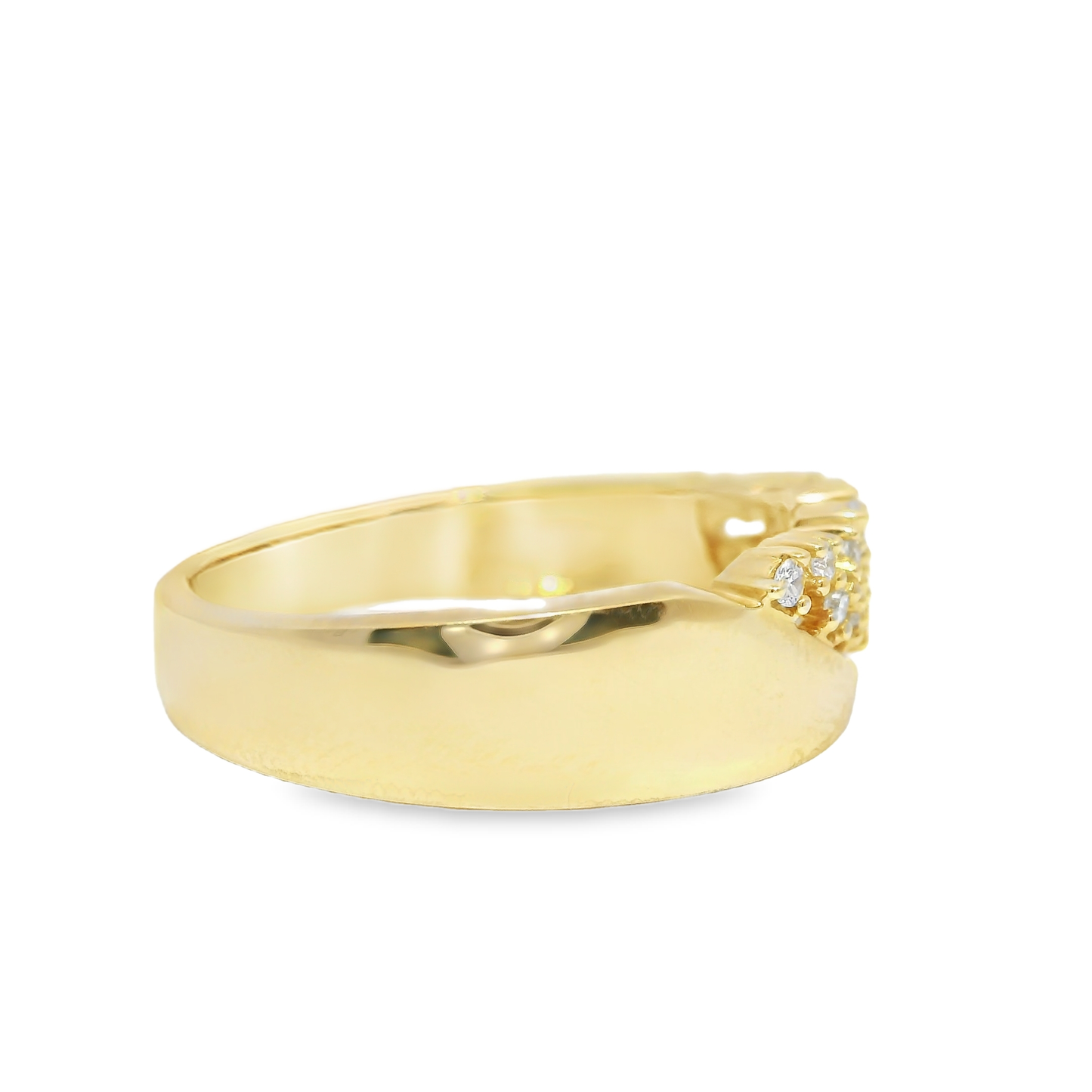 0.21Ct Diamond Ring 14k Yellow Gold