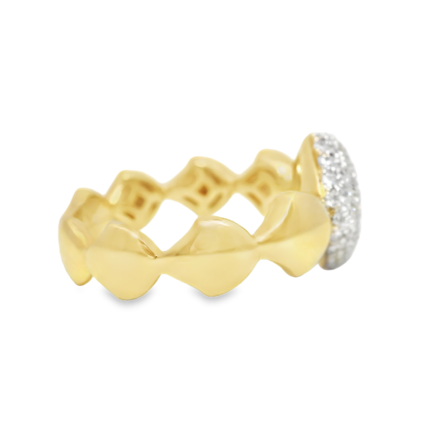 0.50Ct Diamond Ring 18k Yellow Gold