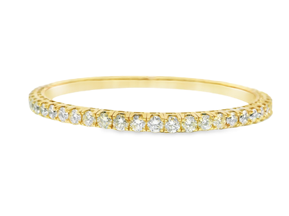 7.26CT Diamond Bangle 18k Yellow Gold