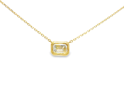 0.43CT Diamond Pendant 18k Yellow Gold