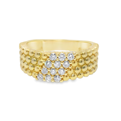 0.34CT Diamond Ring 14k Yellow Gold