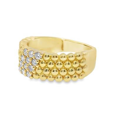 0.34CT Diamond Ring 14k Yellow Gold