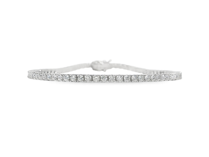 2.67Ct diamond Bracelet 14k White Gold