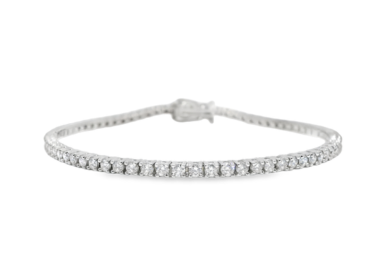 2.62Ct diamond Bracelet 14k White Gold