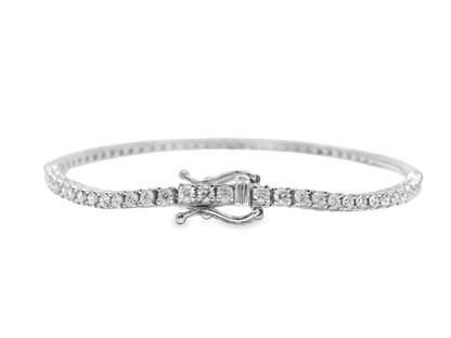 2.62Ct diamond Bracelet 14k White Gold