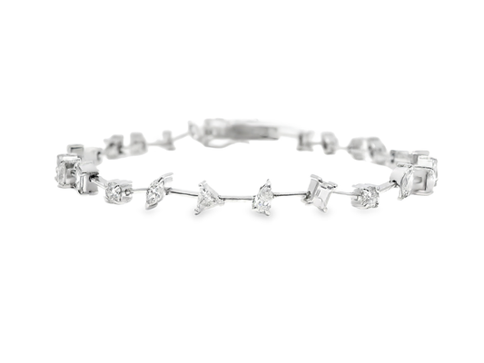 2.03CT diamond Bracelet 18k White Gold