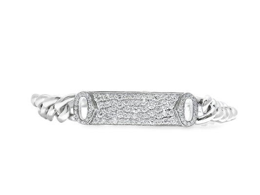 0.95CT Diamond Bracelet 14k White Gold