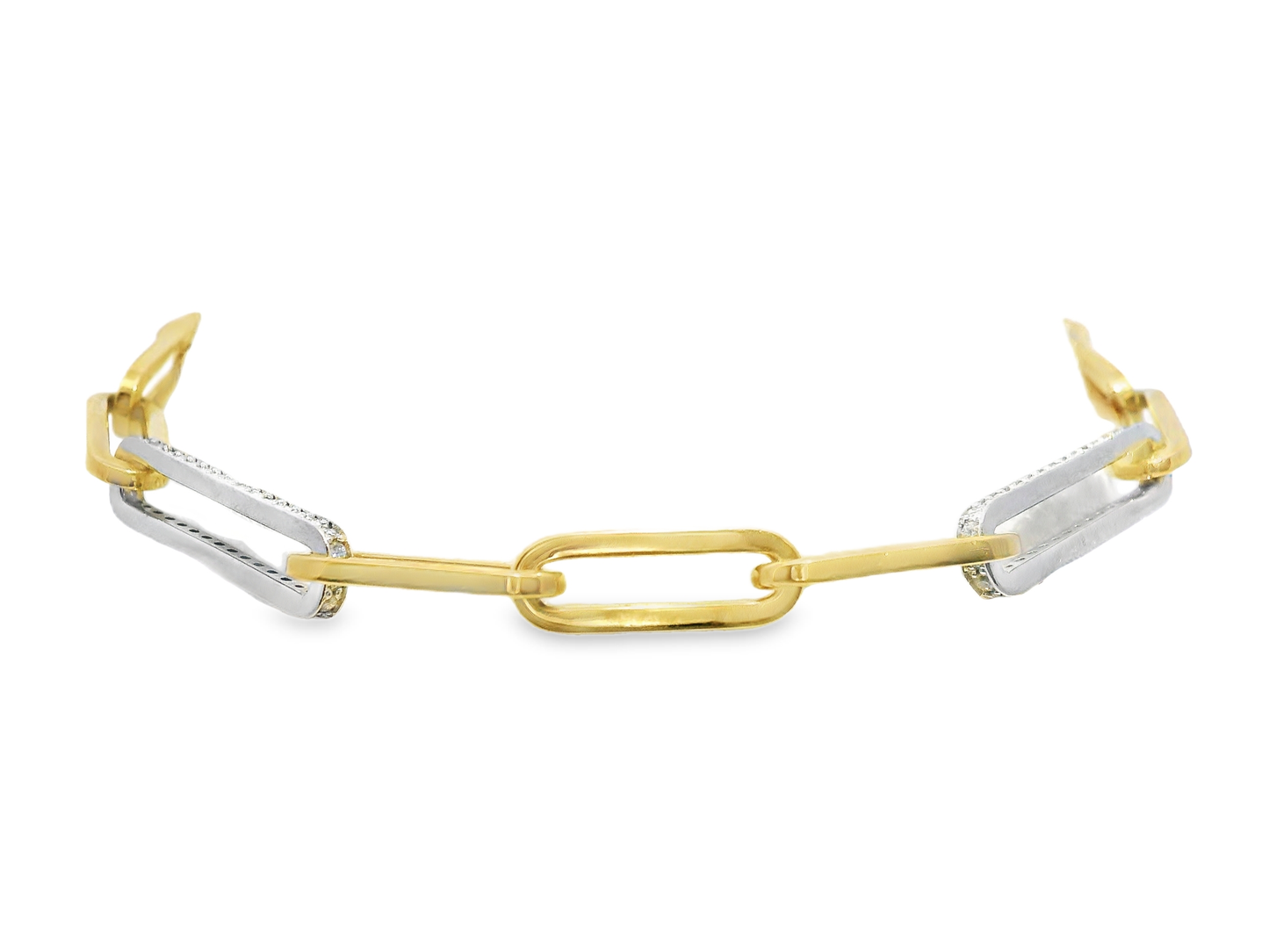 0.78CT Diamond Bracelet 18k Yellow Gold