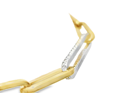 0.78CT Diamond Bracelet 18k Yellow Gold