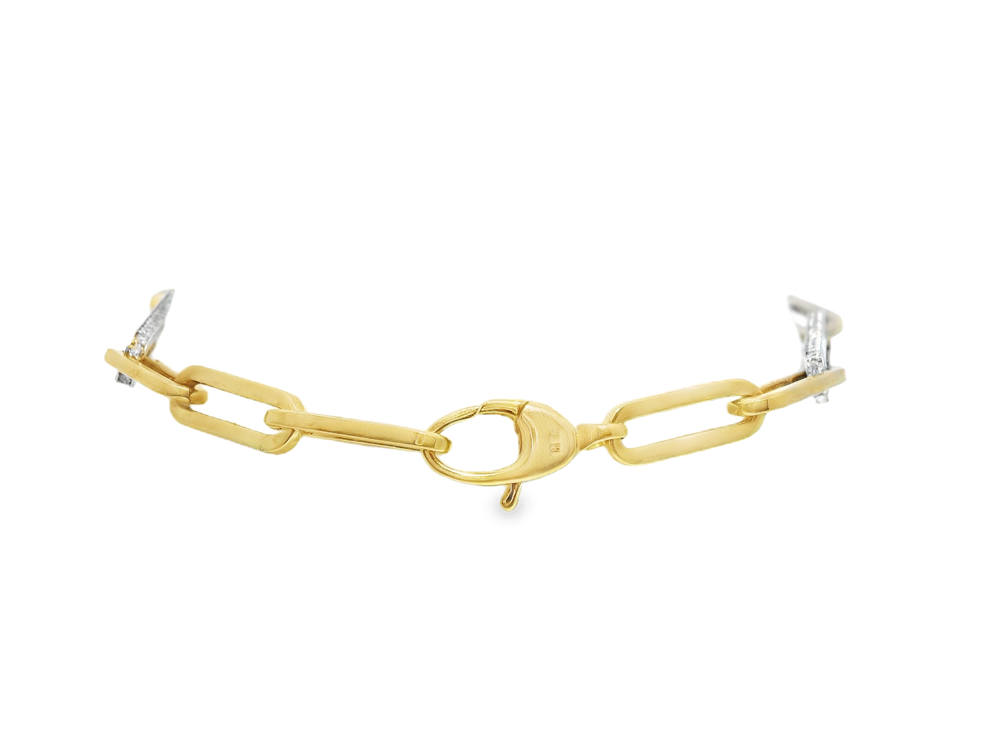 0.78CT Diamond Bracelet 18k Yellow Gold