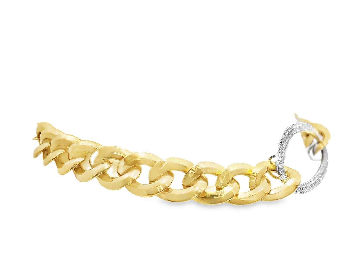 0.35CT Diamond Bracelet 14k Yellow Gold