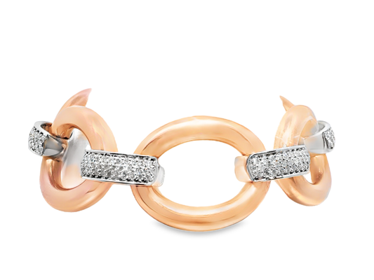 2.28CT Diamond Bracelet 14k Gold