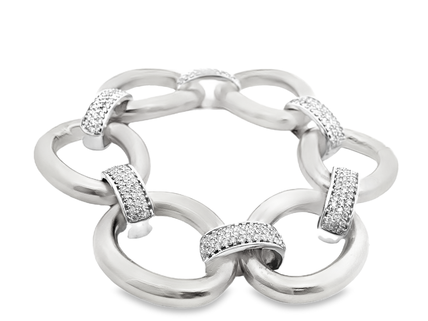 2.28CT Diamond Bracelet 14k Gold