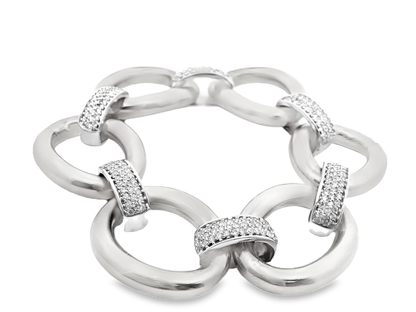 2.28CT Diamond Bracelet 14k Gold