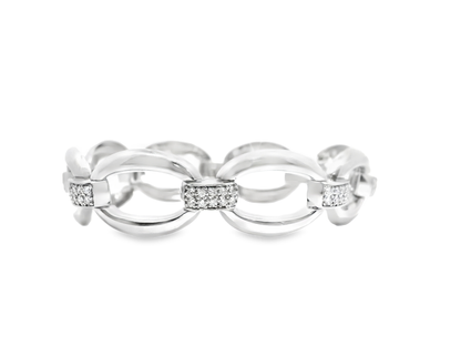 0.95CT Diamond Bracelet 14k White Gold